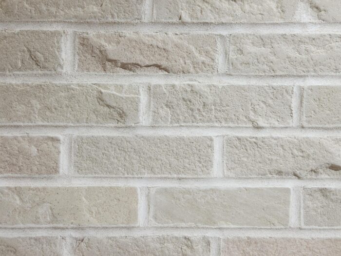 Closeup of Antique Buff Stone Brick thin veneer product