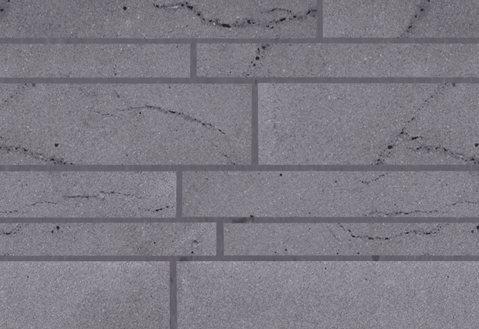 Closeup of graphite lavastone lynia natural stone sheeted format product