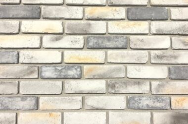 Close-up of autumn breeze antebellum manufactured thin brick