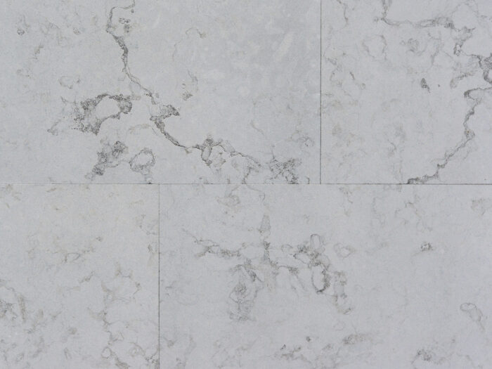 Closeup of AllClad Gaia Cashmere natural stone tile product