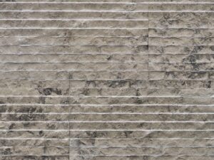 Closeup of AllClad Gaia Split Chipped natural stone tile product