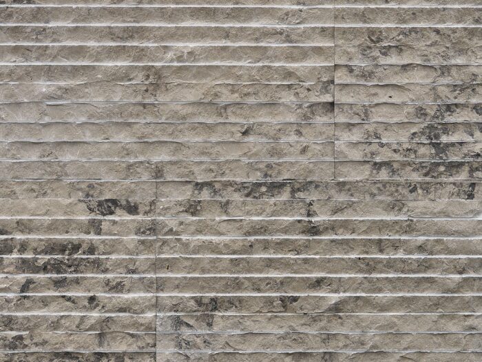 Closeup of AllClad Gaia Split Chipped natural stone tile product