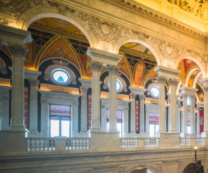 Interior masonry photo of the Library of Congress leading to the interior masonry cleaning products page