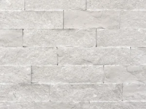 Closeup of AllClad Luna Splitface natural stone tile product