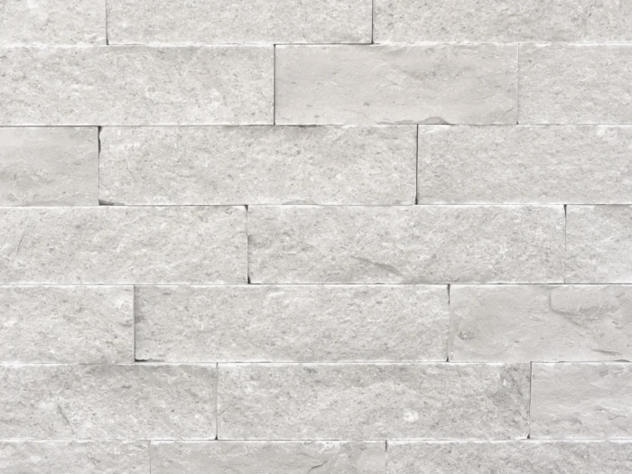 Closeup of AllClad Luna Splitface natural stone tile product