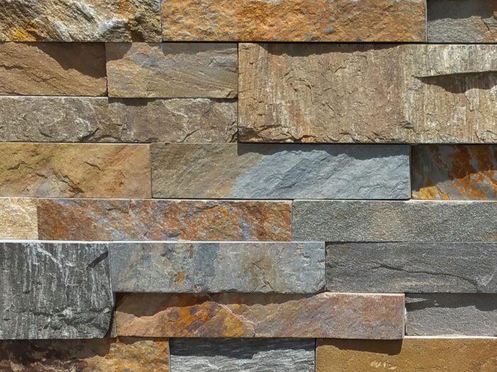 Closeup of Extra Large Series Ochre XL natural stone panel product