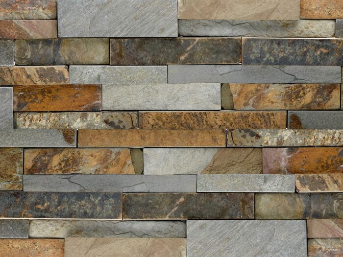 Closeup of Standard Series Ochre Rock Panels product