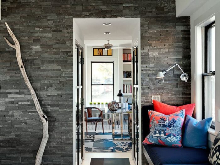 Standard Series Charcoal Rock Panels Residential Interior