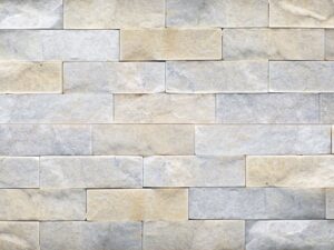 Closeup of Standard Series Ivory Quartz Rock Panels product