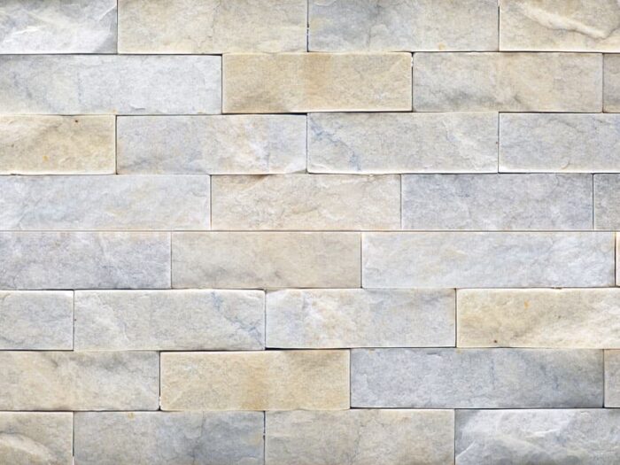 Closeup of Standard Series Ivory Quartz Rock Panels product