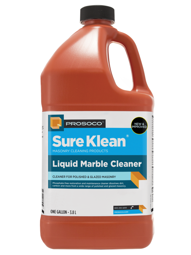 Sure Klean Liquid Marble Cleaner for polished and glazed masonry