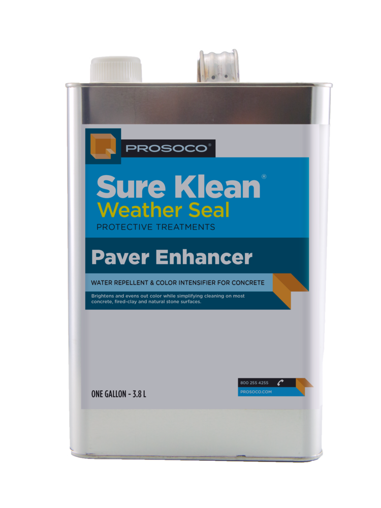 Sure Klean Paver Enhancer water repellent and color intensifier for concrete