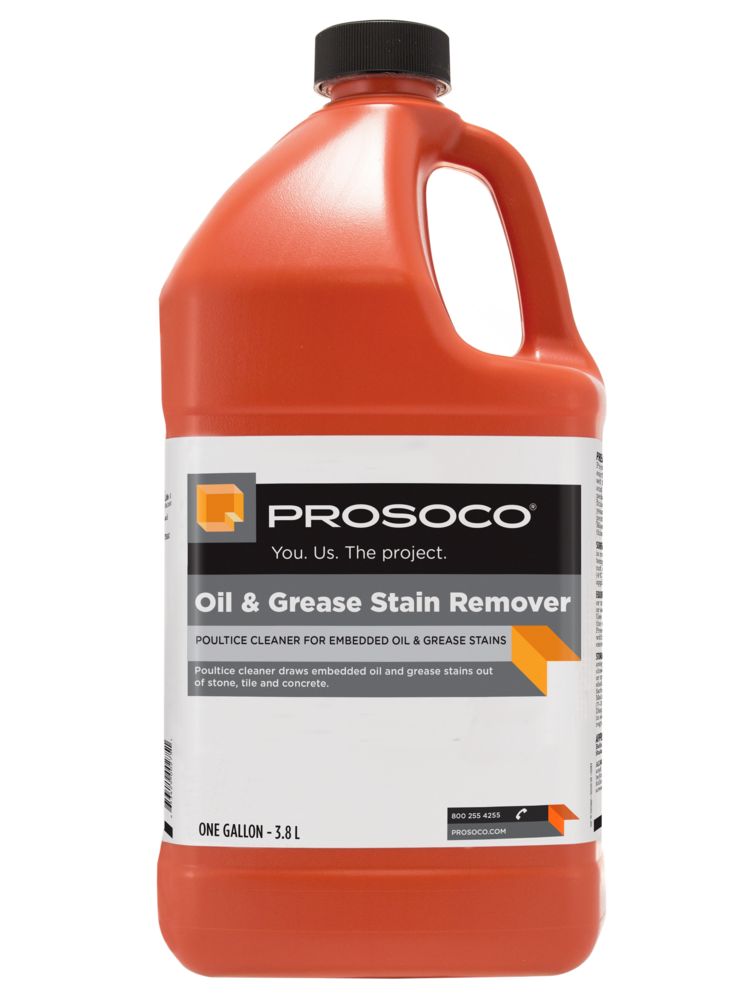 Oil and grease stain remover