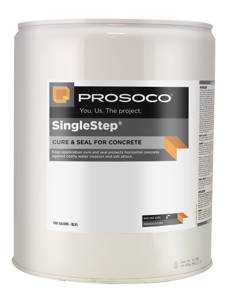 SingleStep cure and seal for concrete